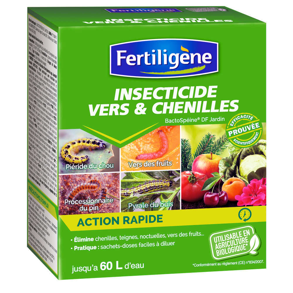 Insecticide vers & chenilles FERTILIGENE - Bakker