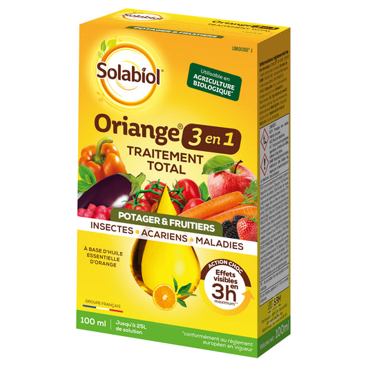 Traitement total Oriange Potagers et Fruitiers SOLABIOL - Bakker