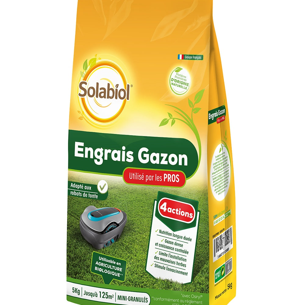 Engrais gazon professionnel SOLABIOL - Bakker