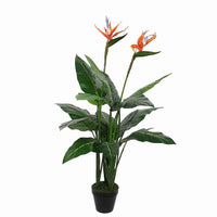 Strelitzia artificiel avec pot décoratif - Plantes artificielles
