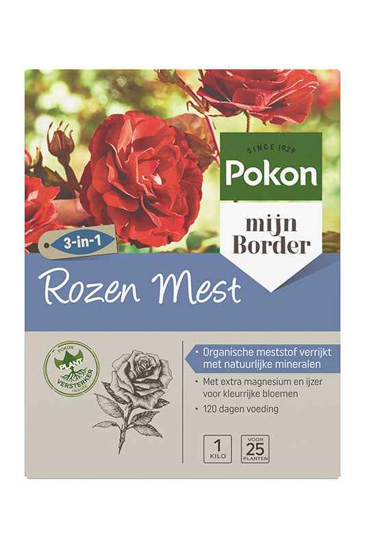 Engrais pour rosiers 1 kg - Pokon - Engrais