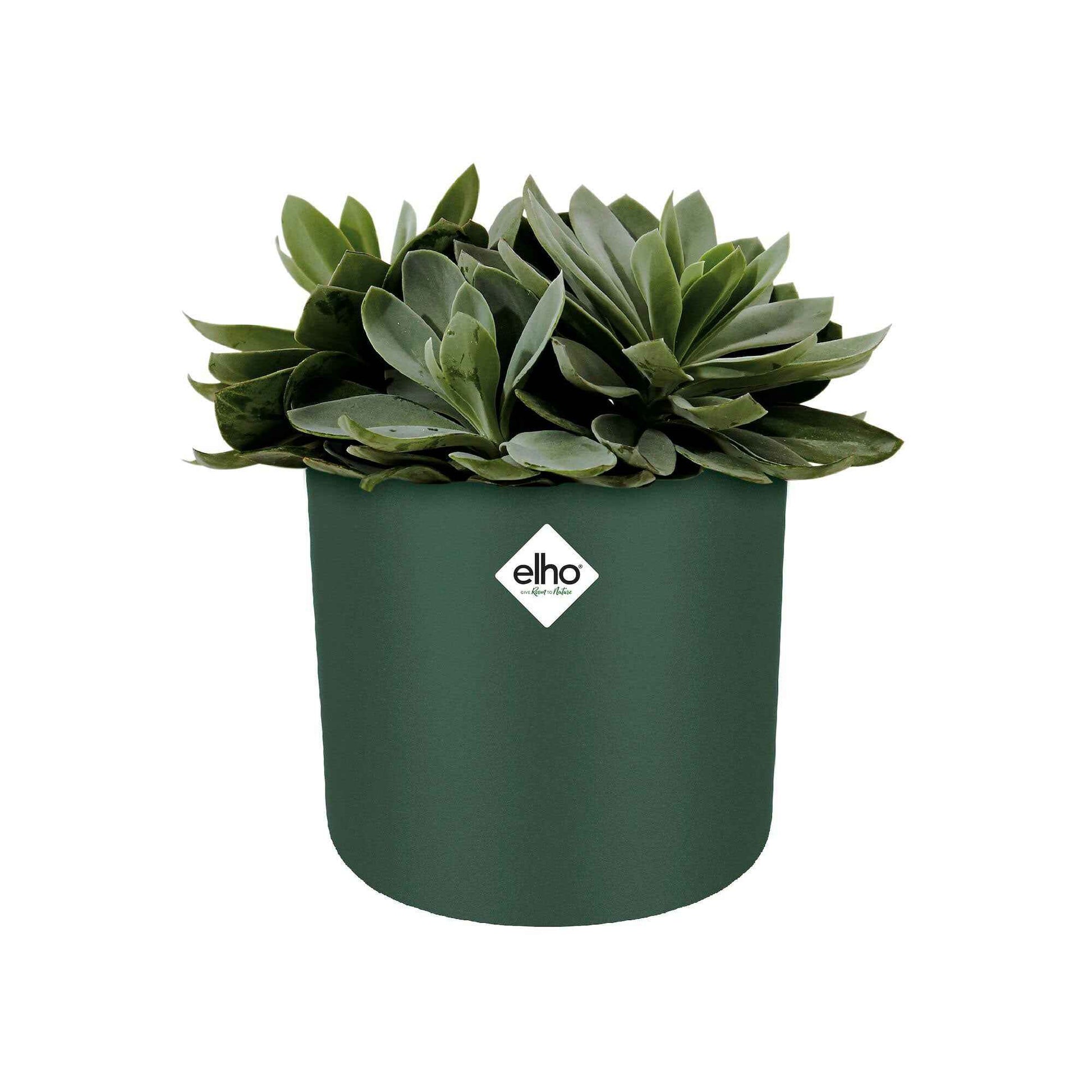 Elho pot de fleurs B.for soft rond vert - Pot pour l'intérieur - Petits pots d'intérieur