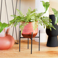 Mica Decorations table à plantes Ascot - étroit Noir - Accessoires pour pots de fleurs