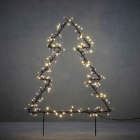 Éclairage de jardin en forme d'arbre incl. Éclairage LED - Collection de Noël