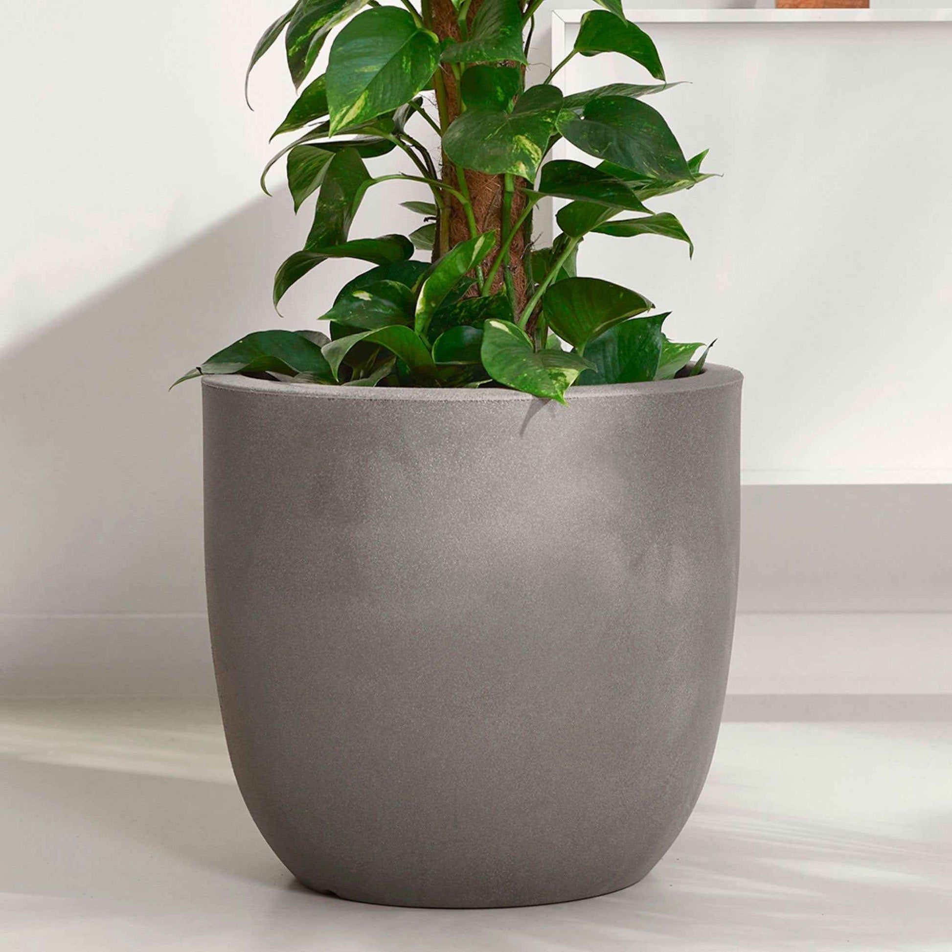 Capi Urban smooth pot de fleurs rond anthracite - Pot pour l'intérieur et l'extérieur - Marques