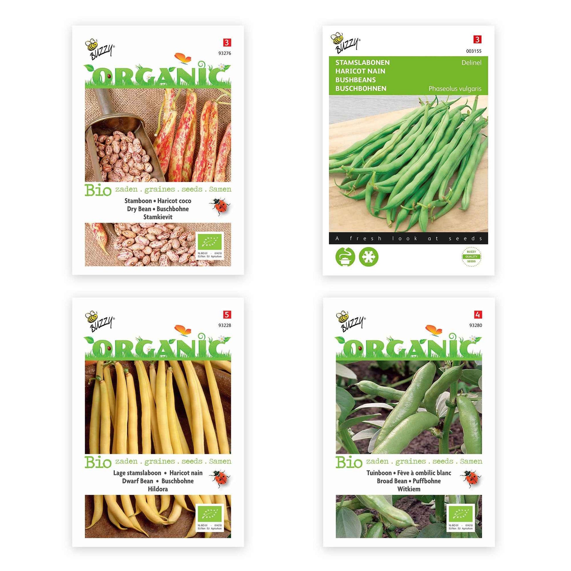 Paquet de haricots 'Haricots radicaux' 22 m² - Semences de légumes - Graines