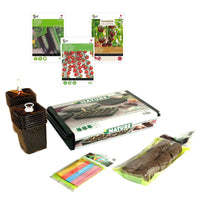 Pack de jardinage 'chouette jardin' avec kit de culture complet - Aménagement du potager