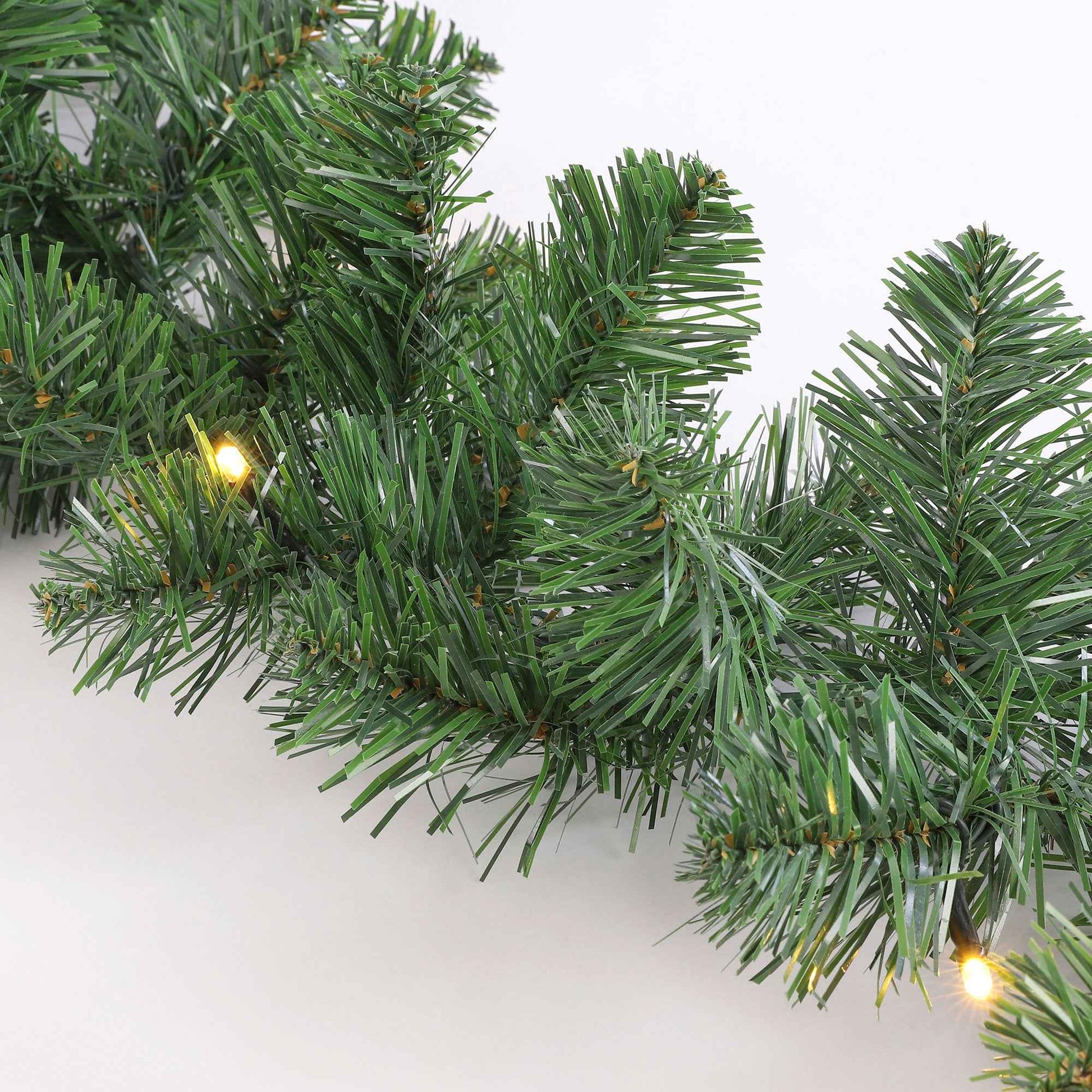 Guirlande de Noël 'Norton' avec éclairage LED, 270 cm - Couronnes de Noël