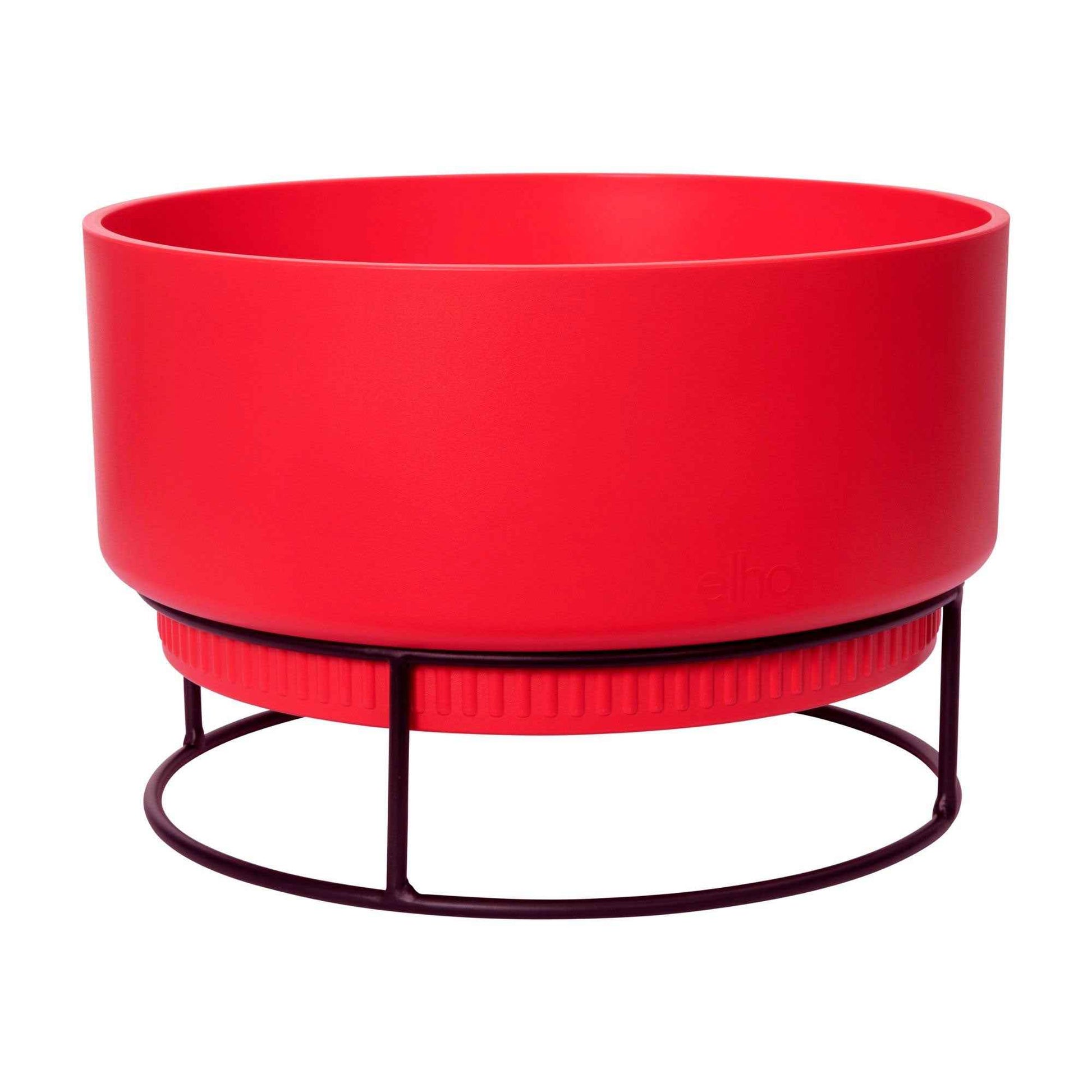 Elho B. for Studio Bowl -  Pot pour l'intérieur avec table à plantes Rouge - Elho