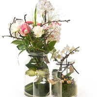 Ecoglass Bouteille modèle de vase ‘Nobles’ - Fleurs séchées