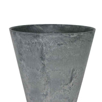 Artstone pot de fleurs Claire rond gris - Pot pour l'intérieur et l'extérieur - Pots d'intérieur naturels